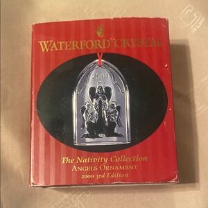 WATERFORD CRYSTAL ANGELS ORNAMENT